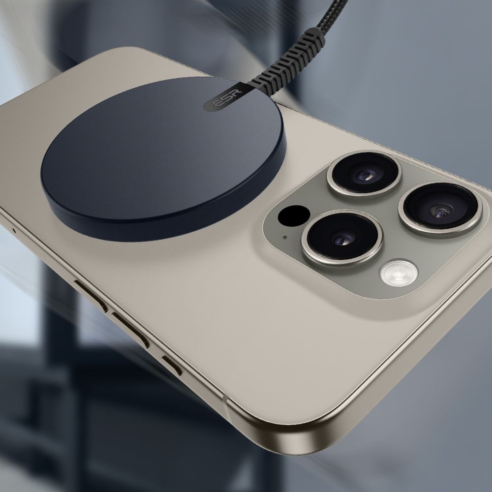 ESR HaloLock QI2 Mini Ασύρματος Φορτιστής MagSafe με Καλώδιο Type - C 15W - Black