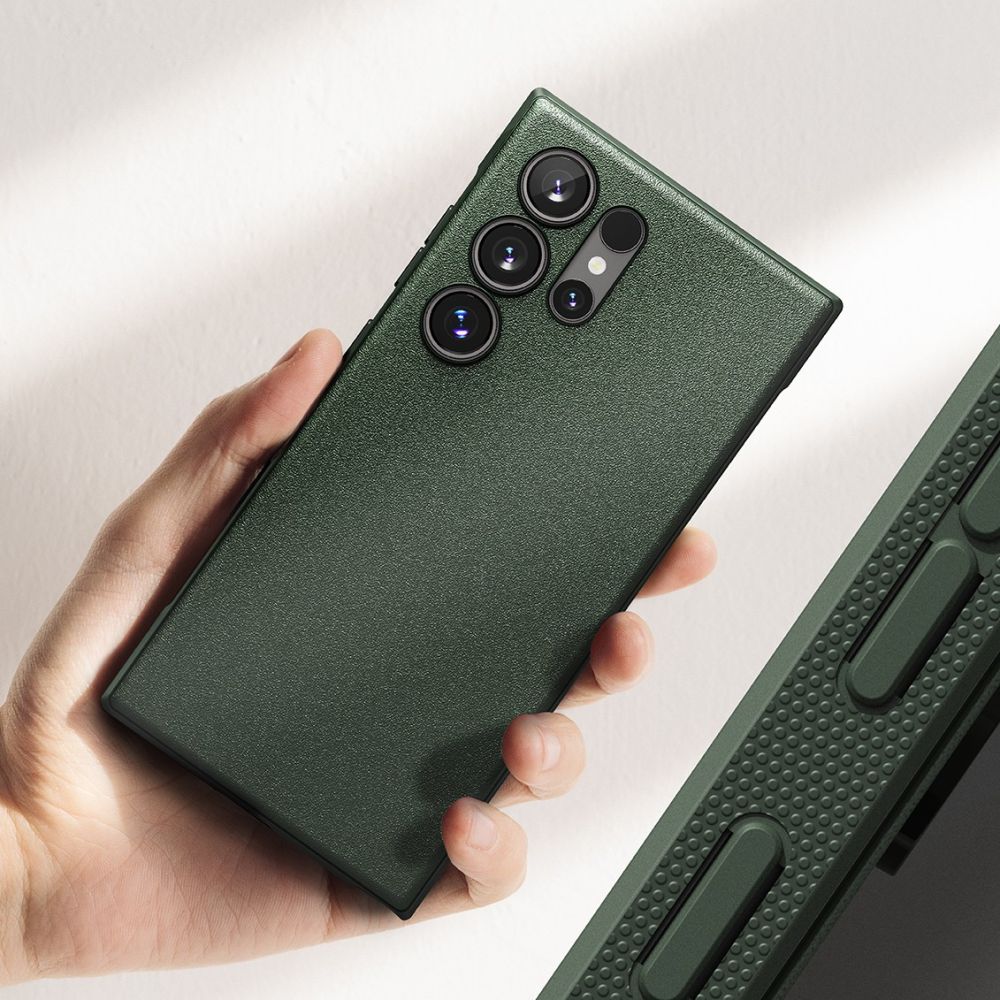 Ringke Samsung Galaxy S24 Ultra Onyx Durable TPU Case Θήκη Σιλικόνης - Dark Green