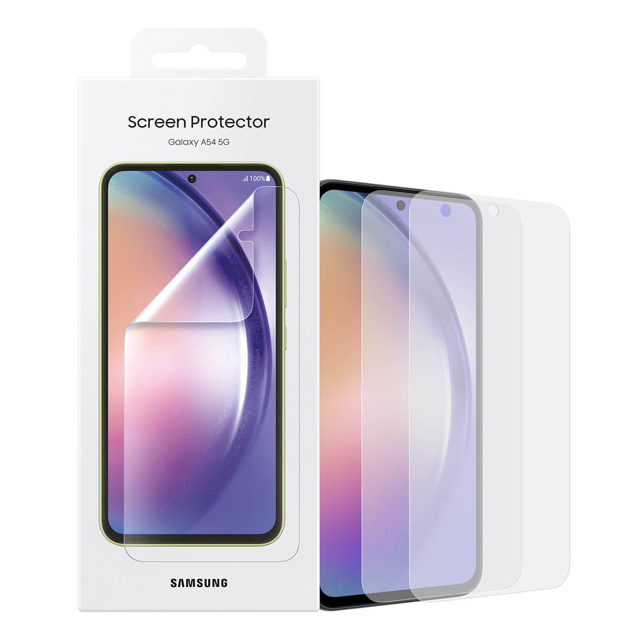 Samsung Screen Protector Samsung Galaxy A54 5G Προστατευτική Μεμβράνη Οθόνης - 2 Τεμάχια - Διάφανη - EF - UA546CTEGWW