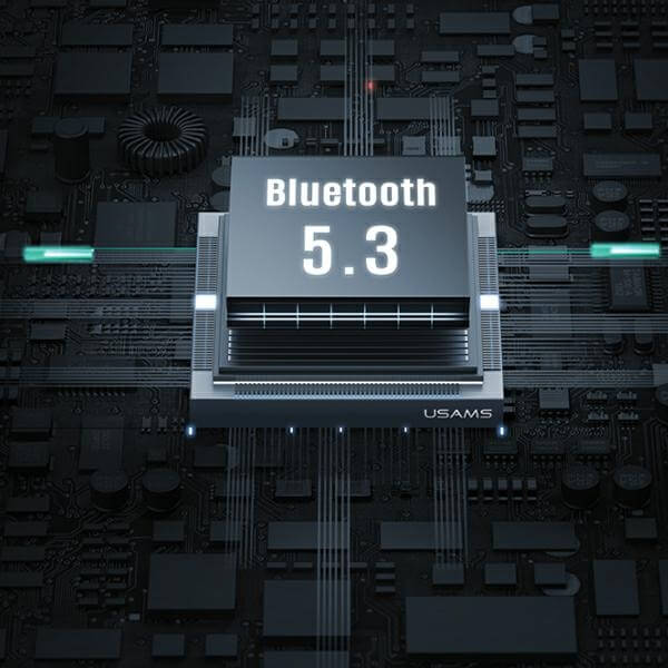 USAMS TWS X - Don Series - Bluetooth 5.3 - Ασύρματα ακουστικά για Κλήσεις / Μουσική - Black