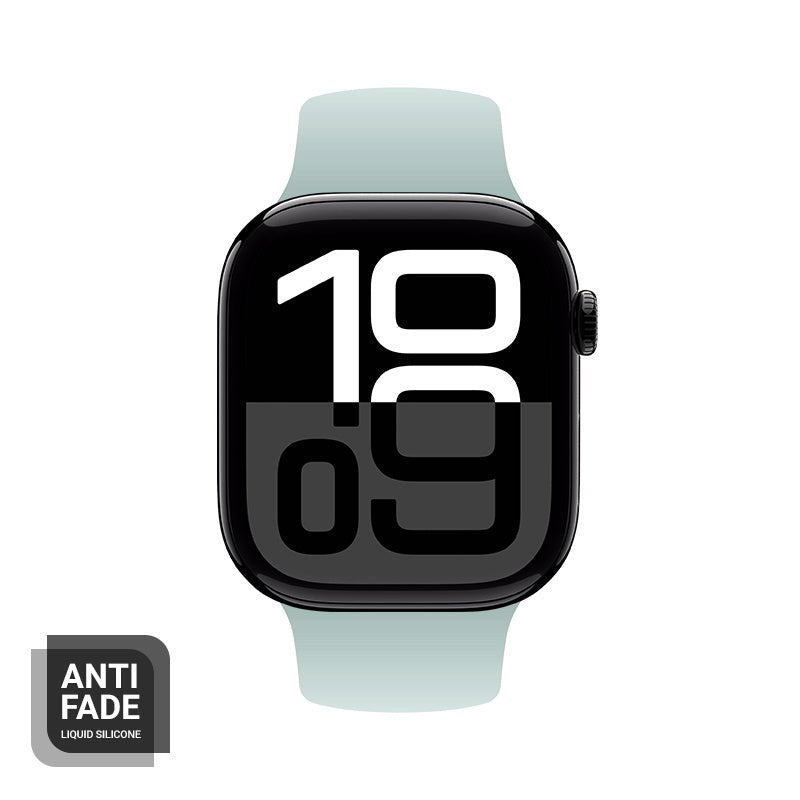 Crong Λουράκι Apple Watch 4/5/6/7/8/9/10/11 - SE (1/2/3) - ULTRA (1/2/3) - 44/45/46/49mm Σιλικόνης - Liquid Strap - Mint