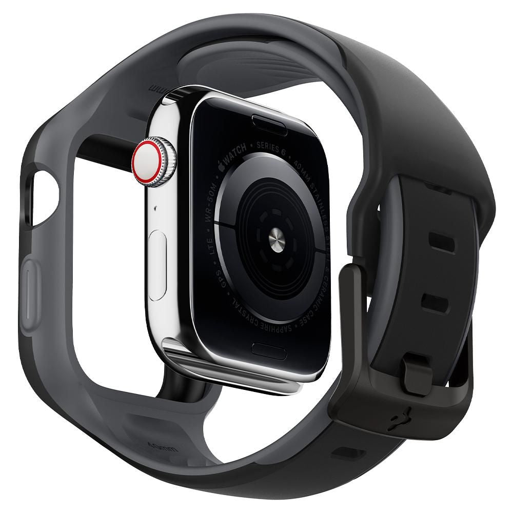 Spigen Λουράκι Apple Watch 4 / 5 / 6 / SE / SE 2 40mm Liquid Air Pro - Black