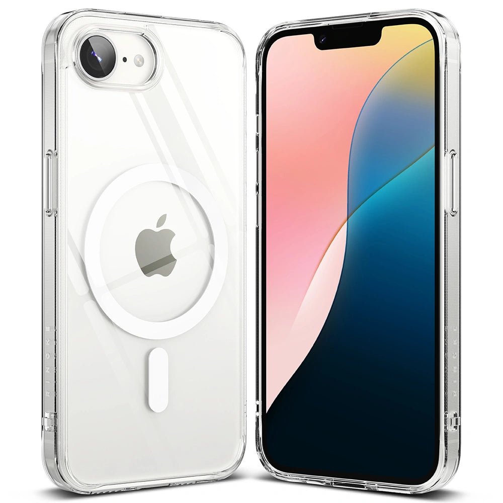 Ringke iPhone 16e Fusion Σκληρή Θήκη με Πλαίσιο Σιλικόνης και MagSafe - Διάφανη