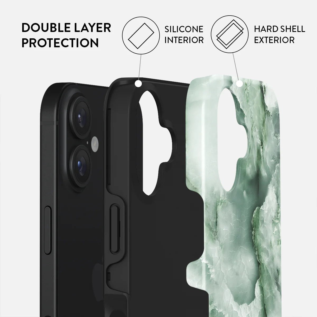 Burga iPhone 16 Plus Fashion Tough MagSafe Σκληρή Θήκη με MagSafe - Pistachio Cheesecake