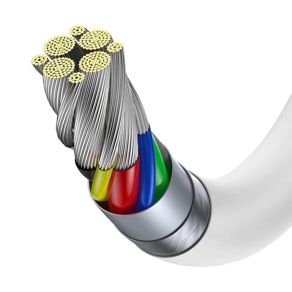 Baseus Superior Cable Type - C 5A PD 100W - Καλώδιο Γρήγορης Φόρτισης Type - C to Type - C 1M - White - CATYS - B02