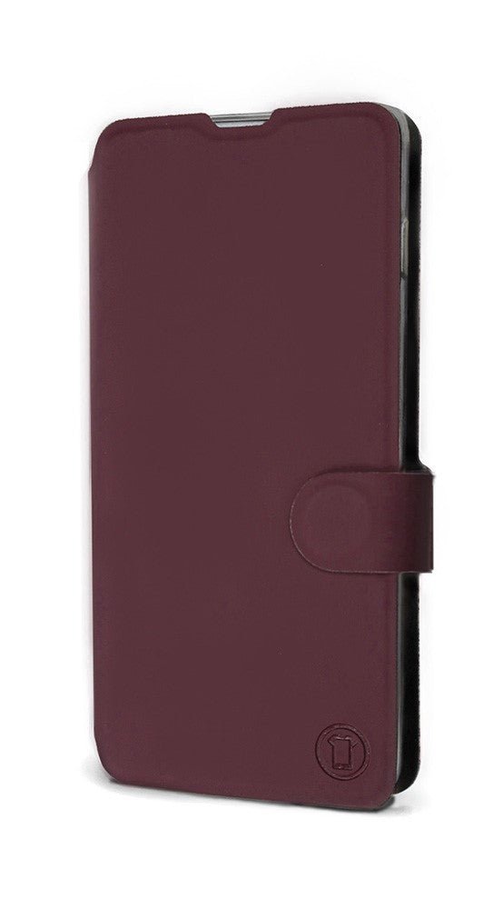 Mobiwear iPhone 14 Plus Θήκη Βιβλίο Slim Flip - Μπορντό - S_BUB