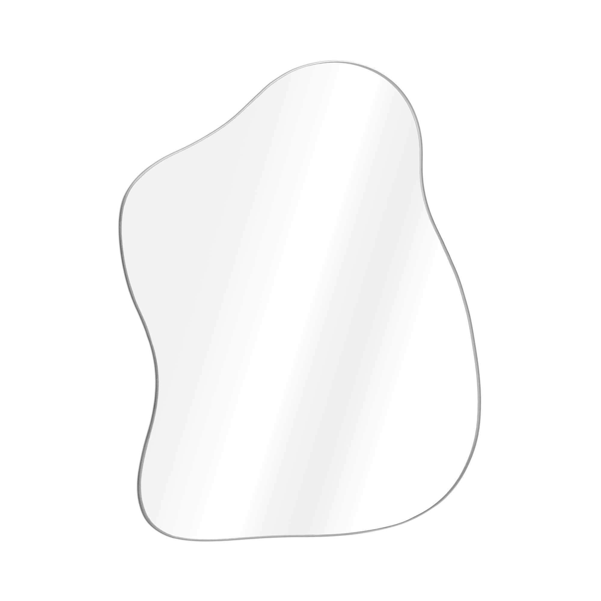 Navaris Γυάλινος Καθρέπτης Τοίχου - 37,5 x 32 x 0,4 cm - Silver - 54705.02