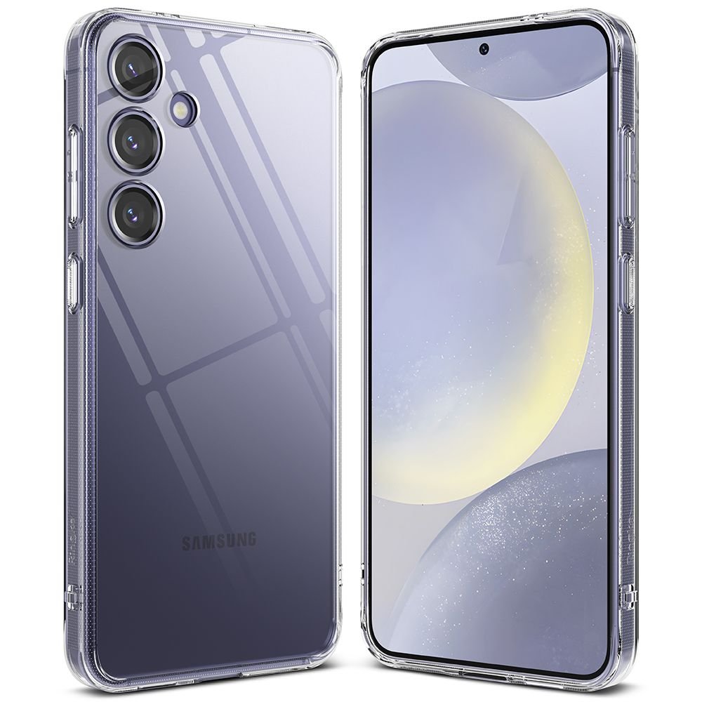 Ringke Samsung Galaxy S24+ Fusion Σκληρή Θήκη με Πλαίσιο Σιλικόνης - Διάφανη