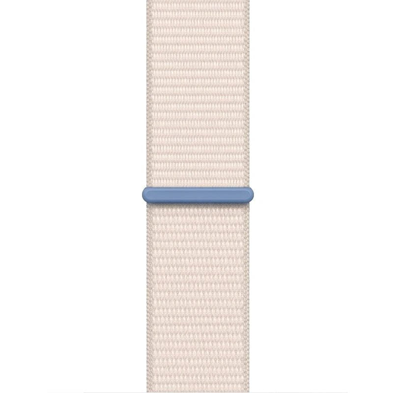 Crong Λουράκι Apple Watch 2/3/4/5/6/7/8/9/10/11 - SE (1/2/3) - 38/40/41/42mm από Νάιλον - Nylon - Starlight