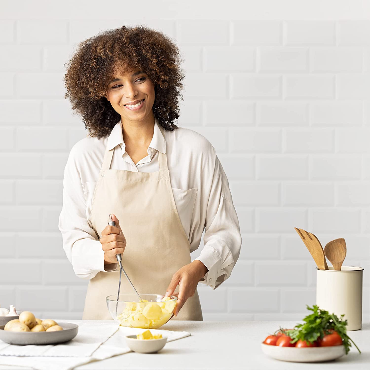 Navaris Πρέσα Πατάτας από Ανοξείδωτο Ατσάλι - Silver - 58087.01