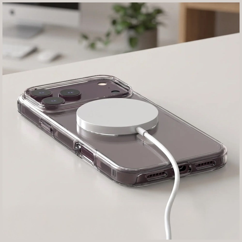 Araree iPhone 18 Pro Max / iPhone 17 Pro Max - Σκληρή Θήκη με Πλαίσιο Σιλικόνης MagSafe - Duple M - Clear