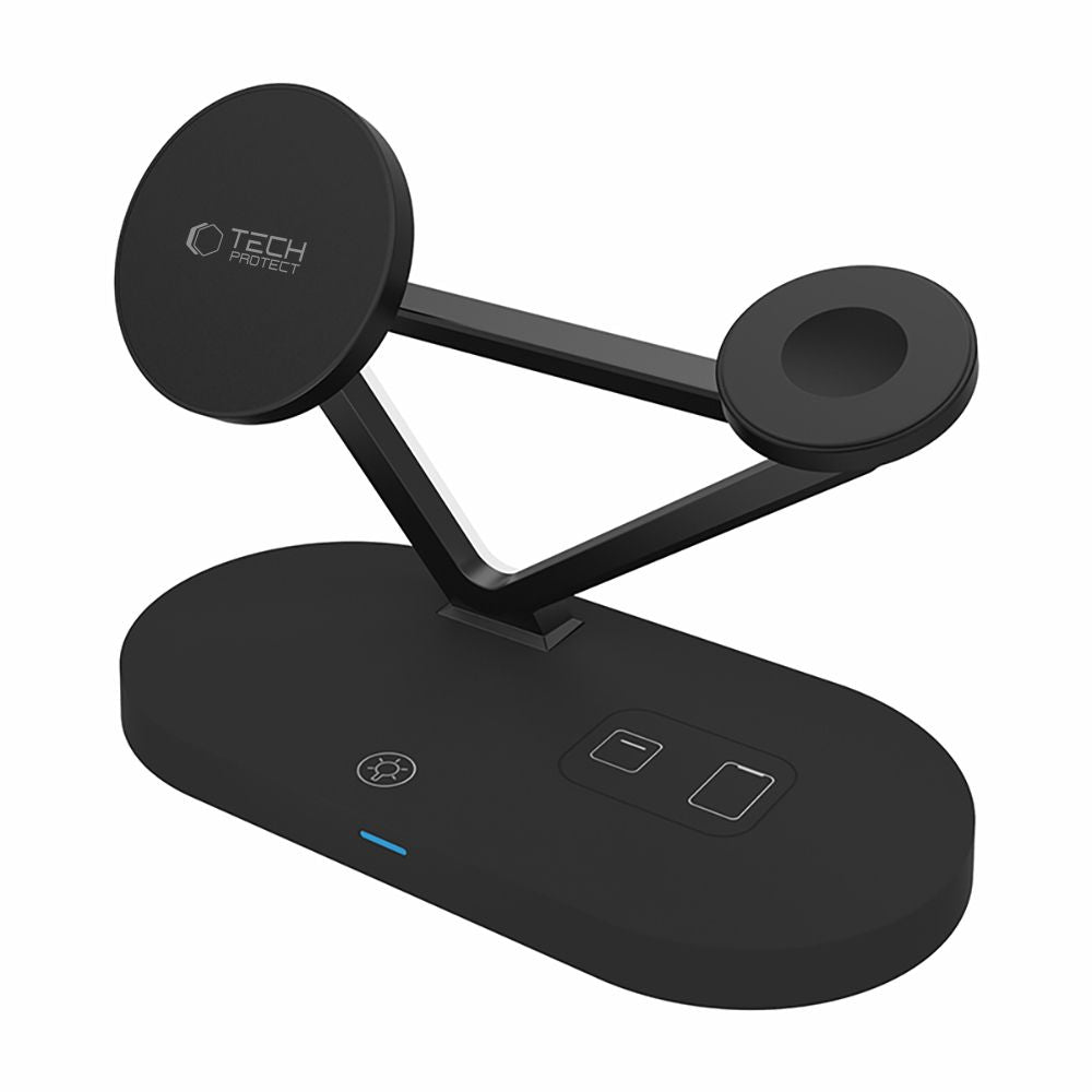 Tech - Protect QI15W - A41 3in1 Ασύρματος Μαγνητικός Φορτιστής MagSafe - Black