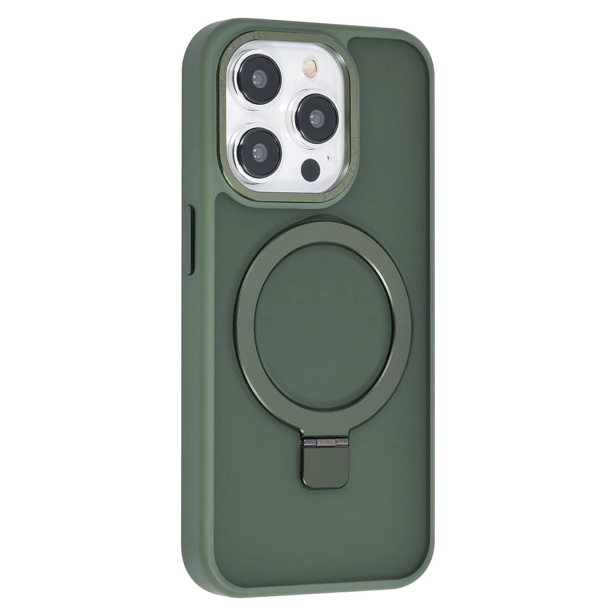 Tuniq iPhone 15 Pro - MagSafe Σκληρή Θήκη με Δαχτυλίδι Συγκράτησης - Green
