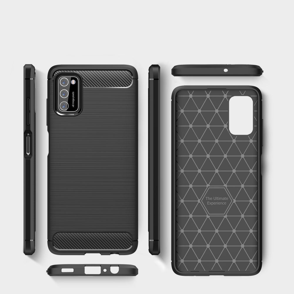 Tech - Protect Samsung Galaxy A03s Θήκη Rugged Carbon TPU - Black