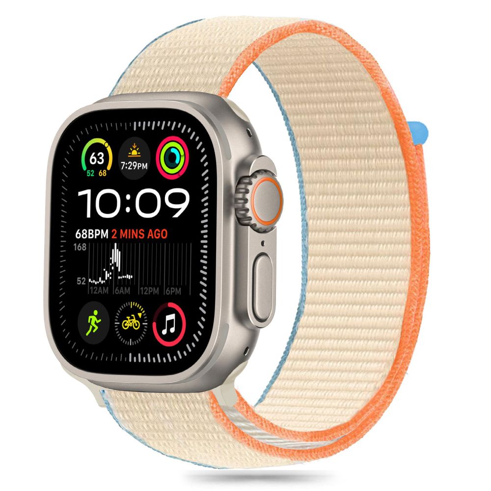 Tech - Protect Λουράκι Apple Watch 8/9/10/11 - SE (1/2/3) - Ultra (1/2/3) – 44/45/46/49mm Nylon - Cream