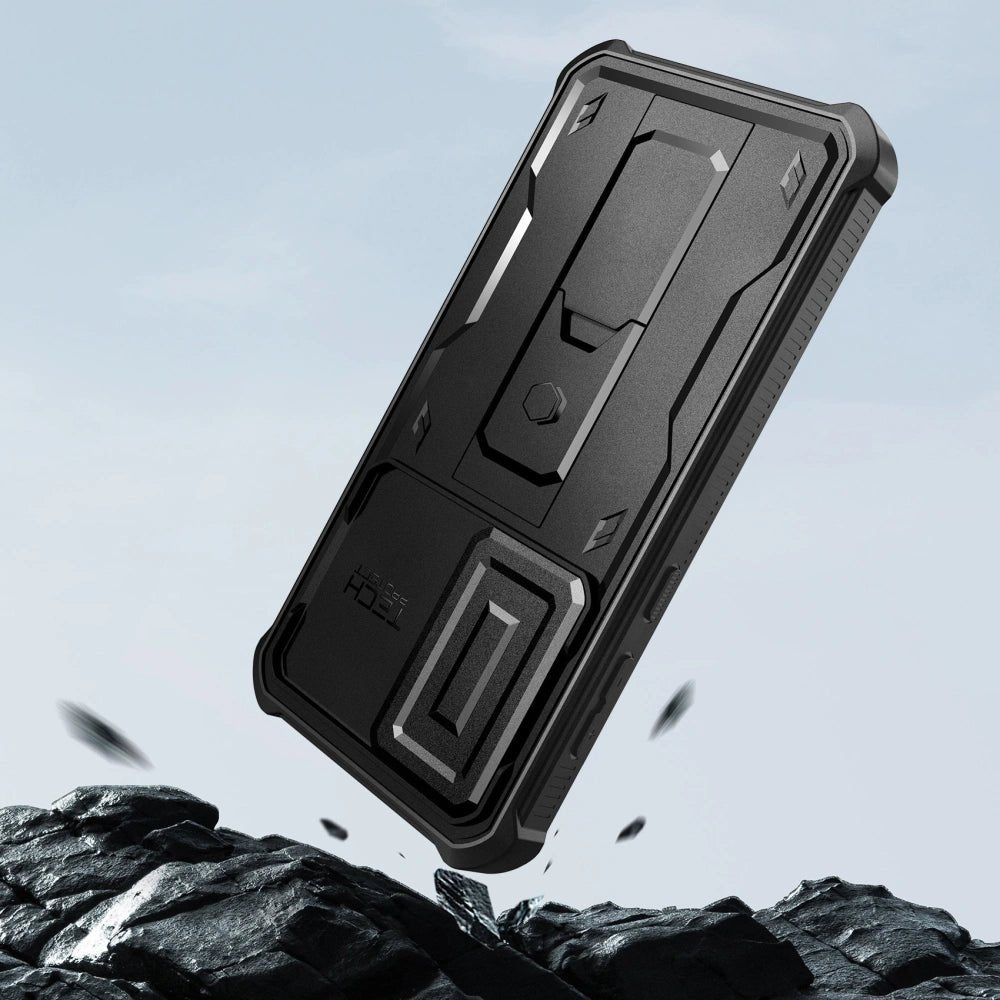Tech - Protect Samsung Galaxy A56 5G Kevlar Cam+ Θήκη 360 Full Body με Προστασία για την Οθόνη και την Κάμερα και Stand - Black