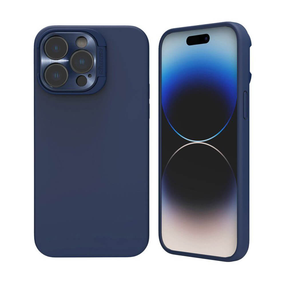 Nillkin iPhone 16 Pro Max Lens Wing Magnetic Σκληρή Θήκη με Μεταλλική Προστασία για την Κάμερα - Blue