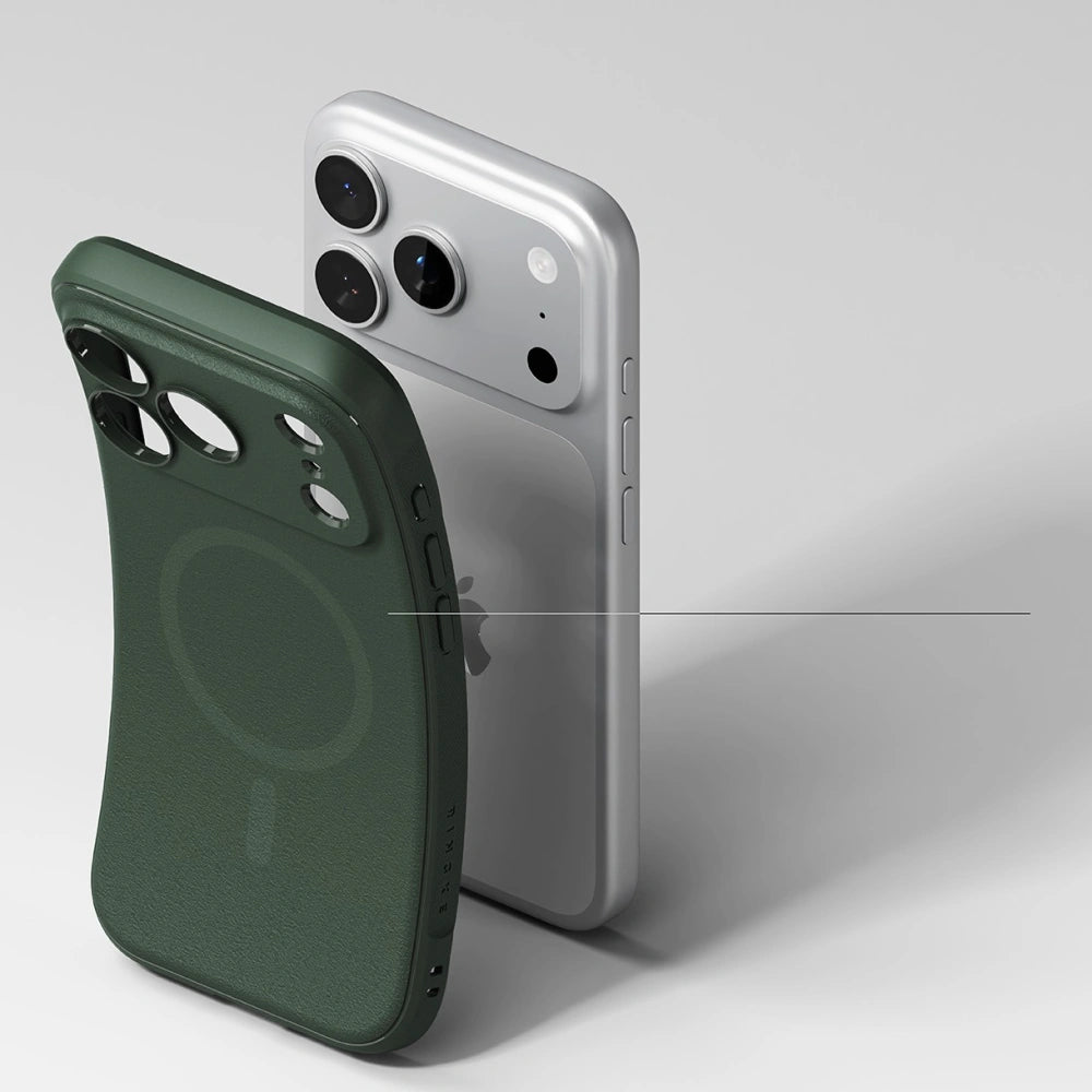 Ringke iPhone 17 Pro - Onyx Magnetic MagSafe Θήκη Σιλικόνης - Dark Green