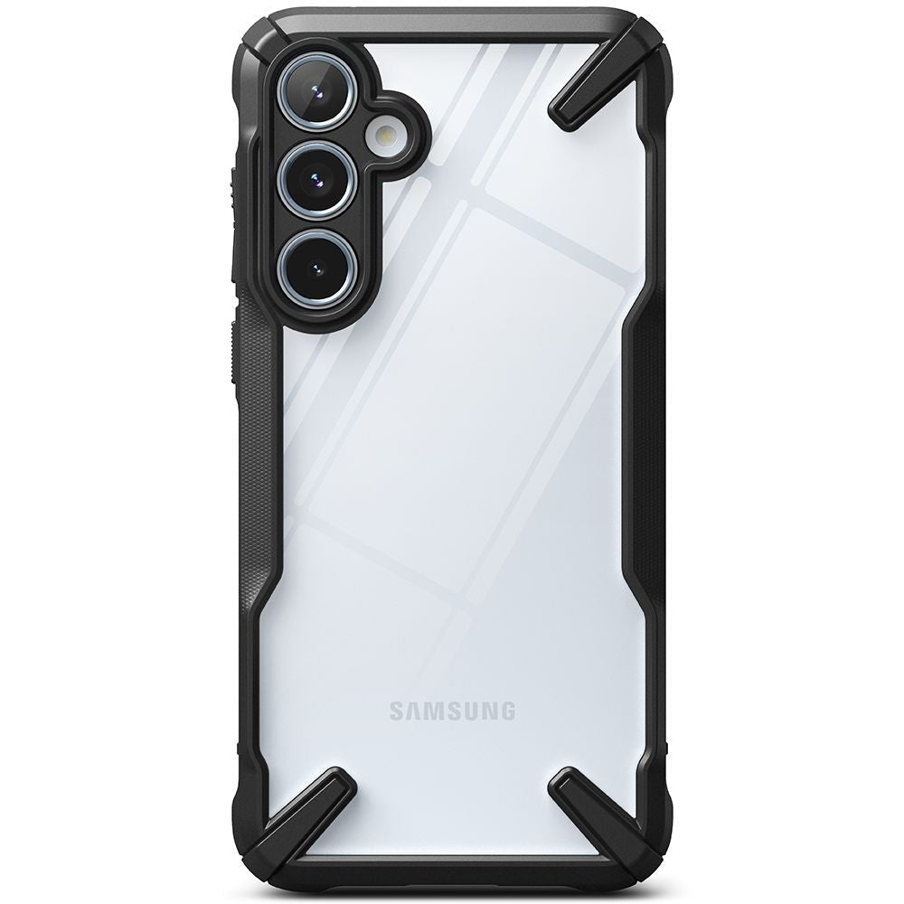 Ringke Samsung Galaxy A55 5G Fusion X Σκληρή Θήκη με Πλαίσιο Σιλικόνης - Black