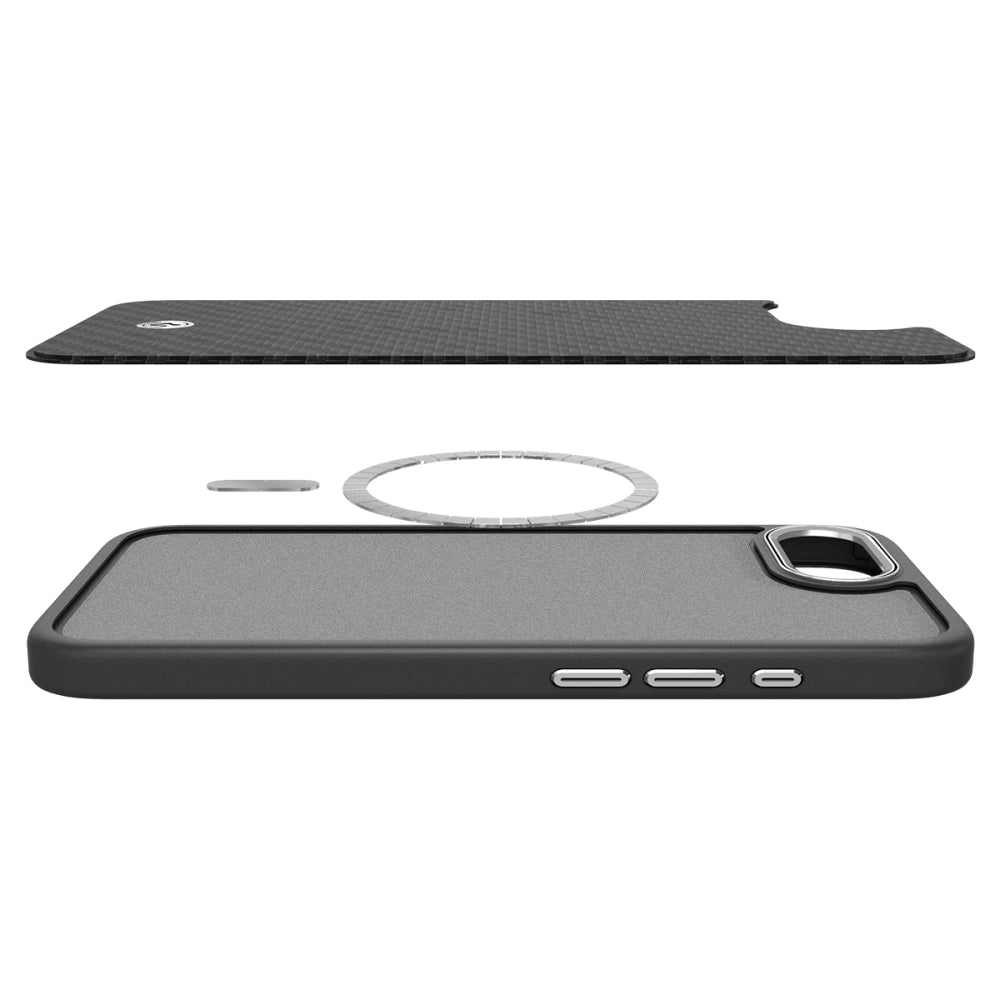Spigen iPhone 16e Enzo Aramid Mag Σκληρή Θήκη Aramid Fiber με MagSafe - Matte Black