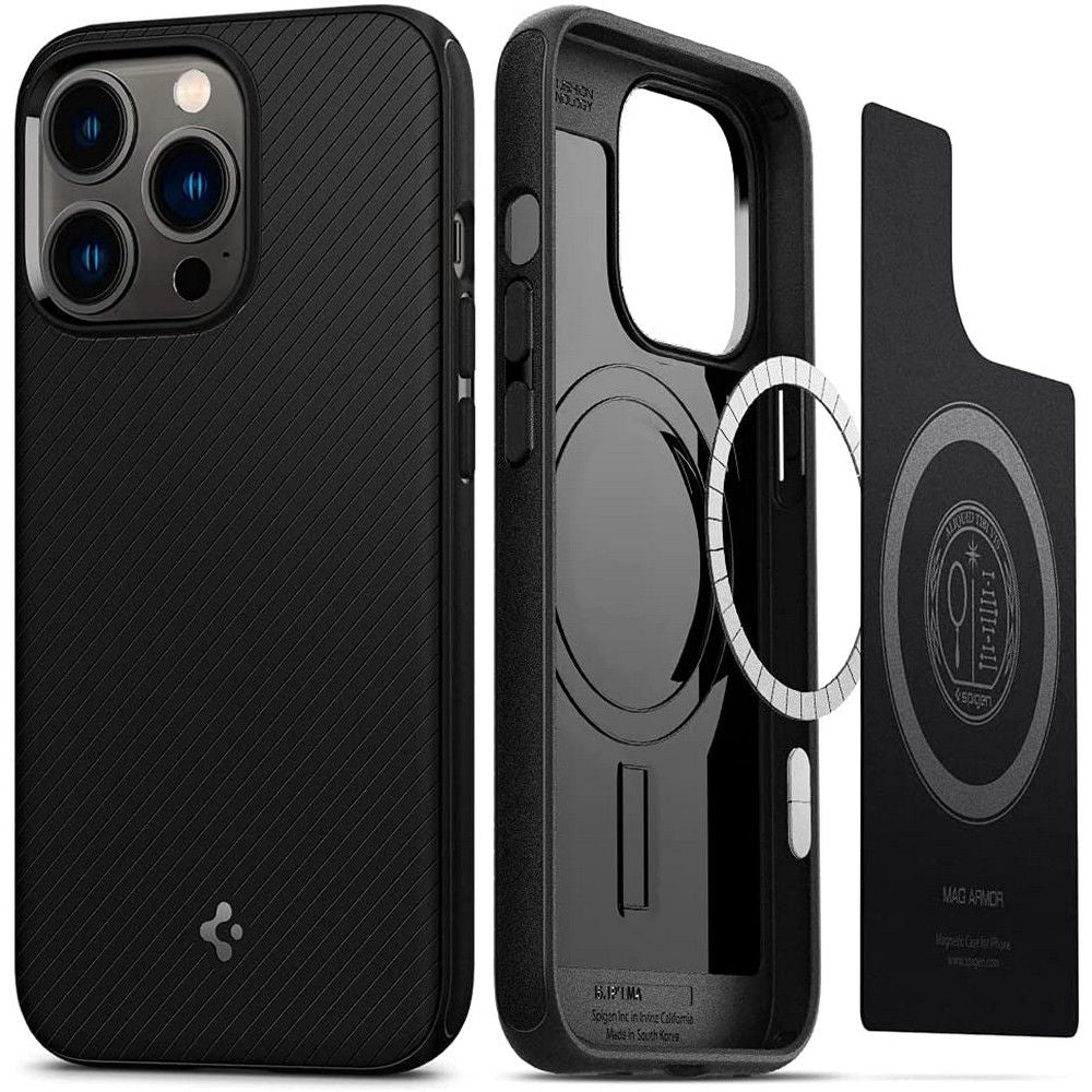 Spigen iPhone 13 Pro Θήκη TPU Core Armor με MagSafe - Matte Black