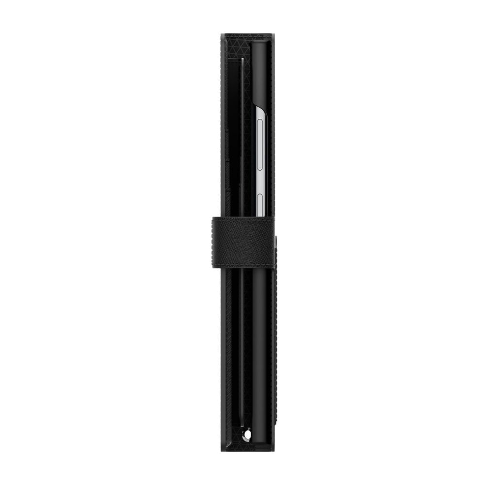Spigen Samsung Galaxy S24 Ultra Wallet S Plus Θήκη Πορτοφόλι από Δερματίνη - Black