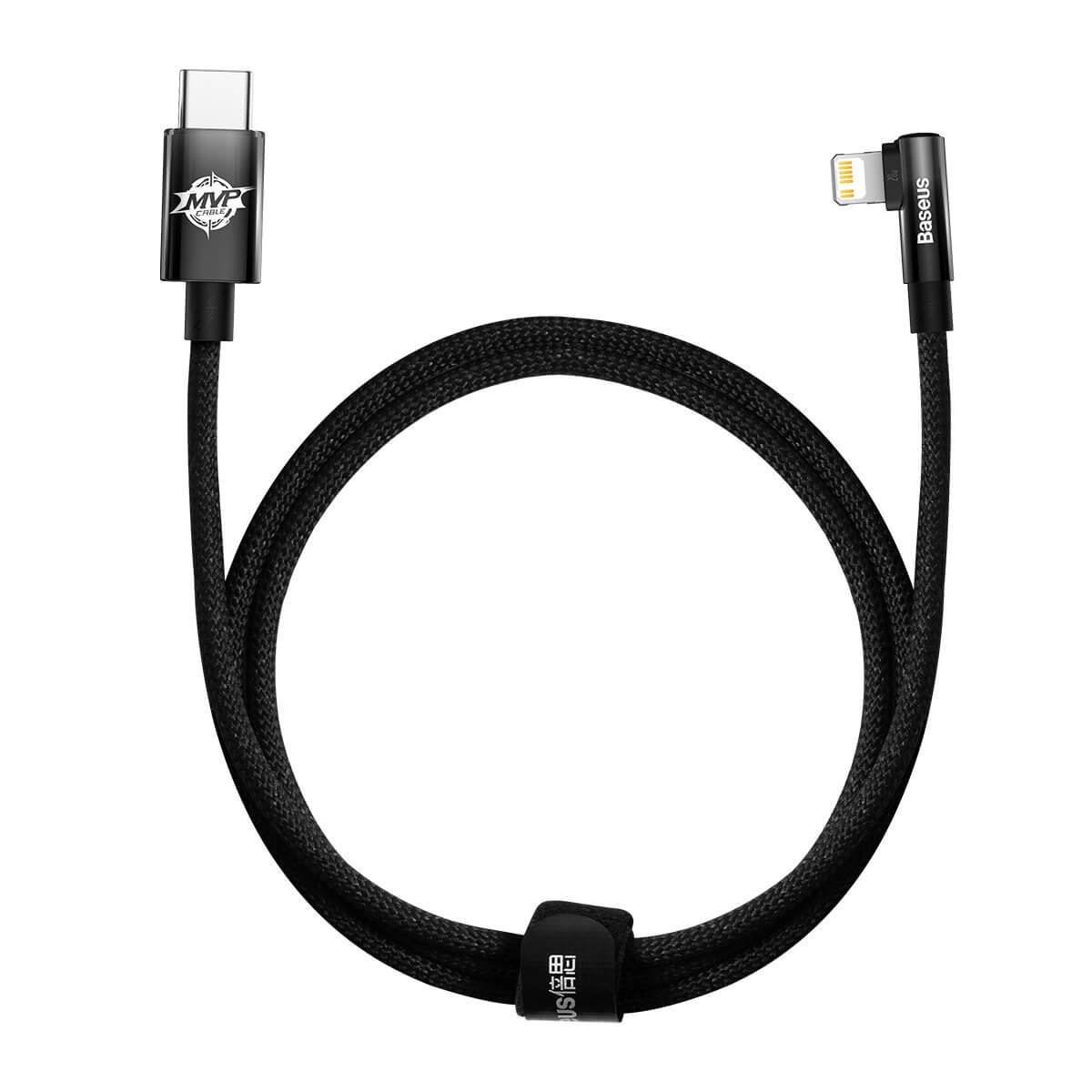 Baseus MVP 2 Elbow Cable 20W - Καλώδιο Δεδομένων και Φόρτισης Type - C to Lightning 1M - Black - CAVP000201