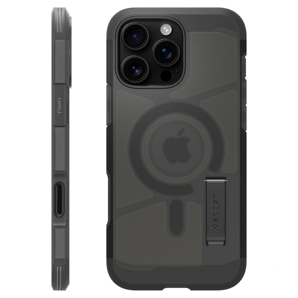 Spigen iPhone 16 Pro Tough Armor T Mag - Σκληρή Θήκη με MagSafe - Frost Black