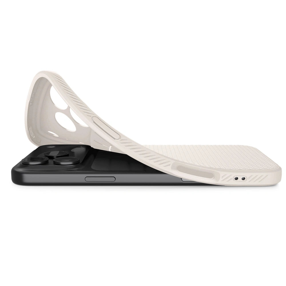 Spigen iPhone 17 Pro - Liquid Air - Θήκη Σιλικόνης - Natural Titanium
