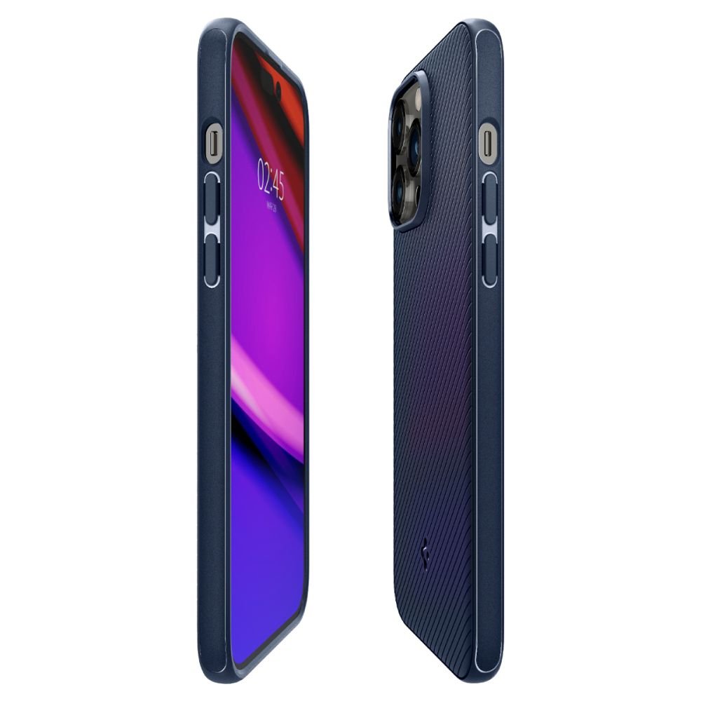 Spigen iPhone 14 Pro Max Mag Armor Σκληρή Θήκη Aramid Fiber με MagSafe - Navy Blue