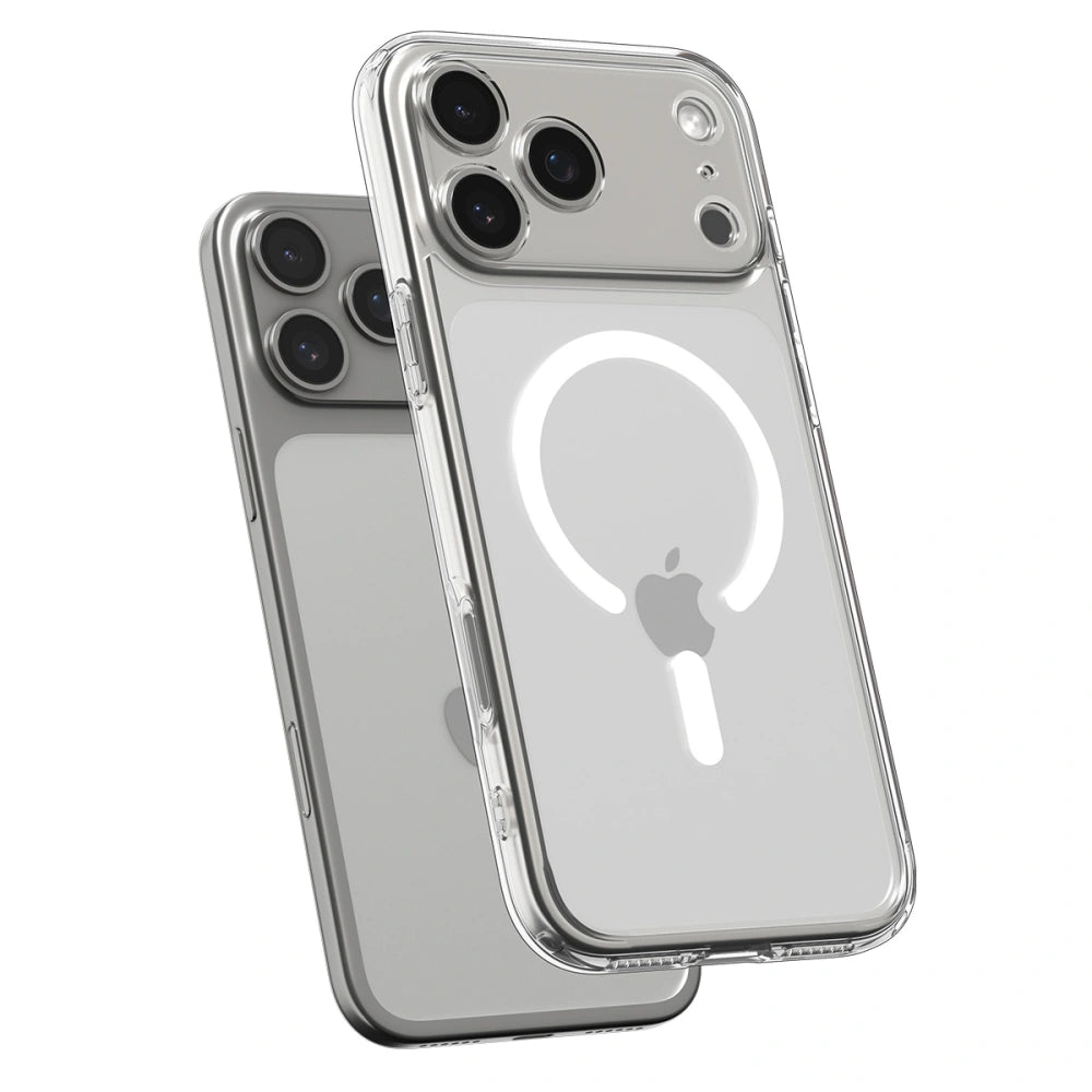 Spigen iPhone 17 Pro - Ultra Hybrid Mag - Σκληρή Θήκη με Πλαίσιο Σιλικόνης Και MagSafe - Clear / White