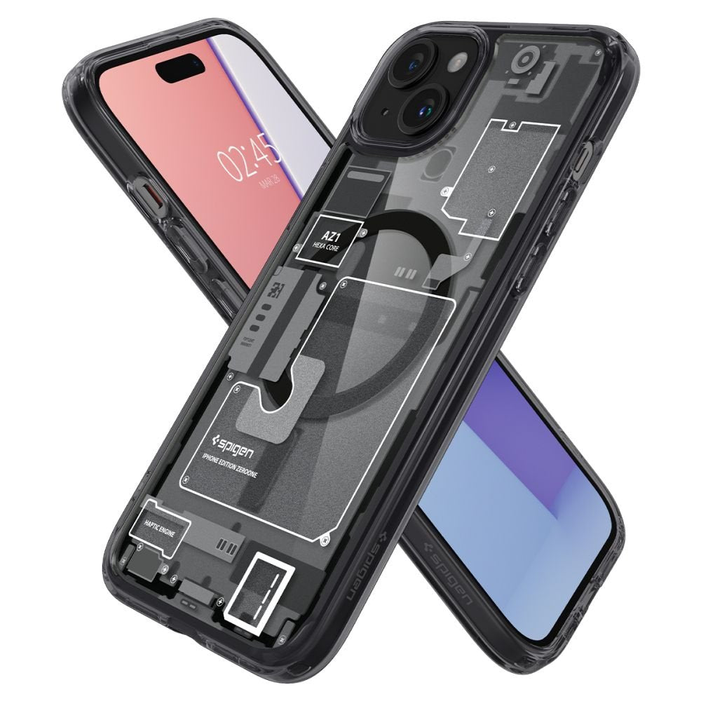 Spigen iPhone 15 Ultra Hybrid Mag Σκληρή Θήκη με Πλαίσιο Σιλικόνης Και MagSafe - Zero One