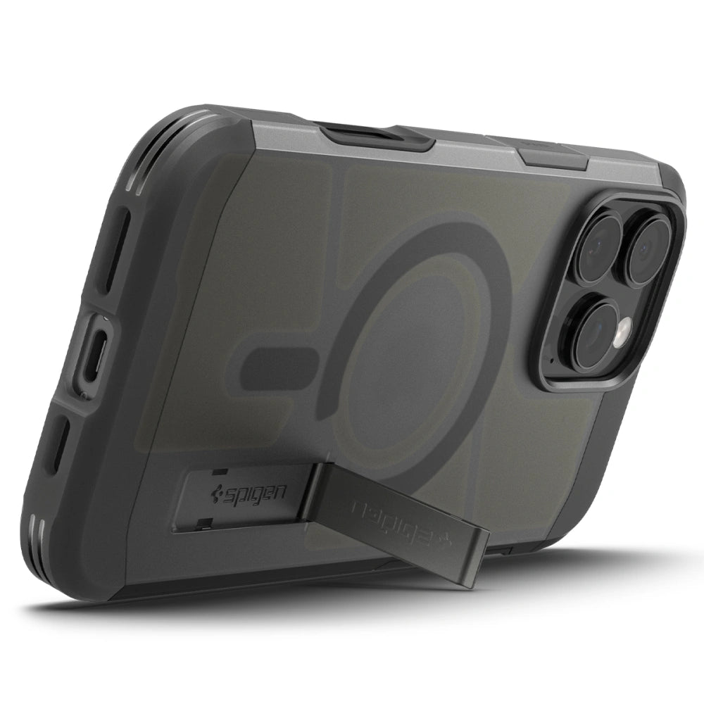 Spigen iPhone 16 Pro Max Tough Armor T Mag - Σκληρή Θήκη με MagSafe - Frost Black