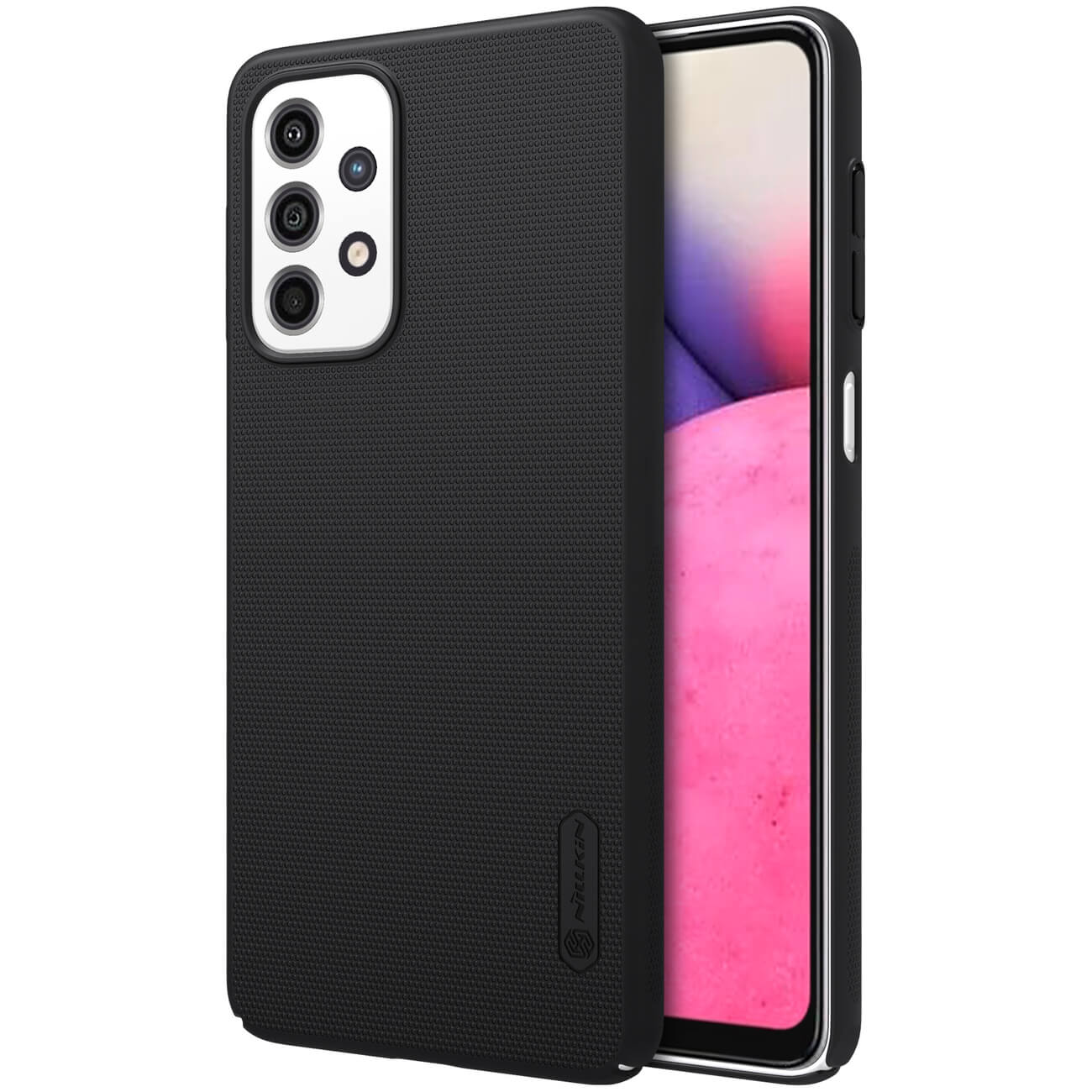 Nillkin Samsung Galaxy A33 5G Super Frosted Shield Pro Σκληρή Θήκη με Πλαίσιο Σιλικόνης - Black