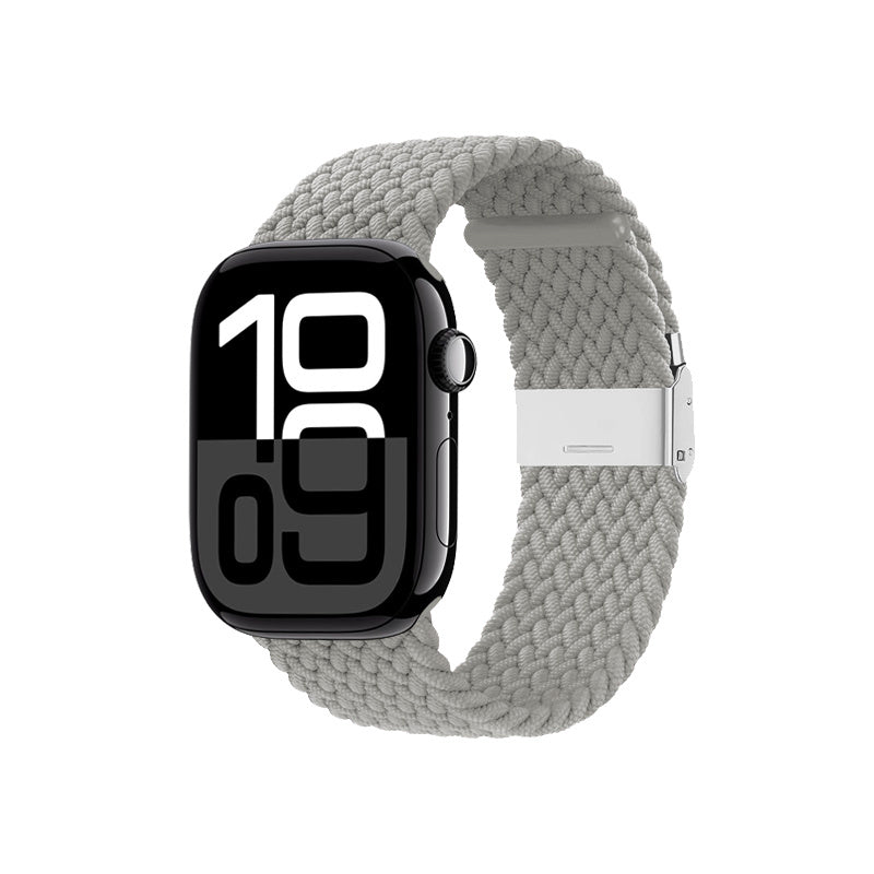 Crong Λουράκι Apple Watch 4/5/6/7/8/9/10/11 - SE (1/2/3) - Ultra (1/2/3) - 42/44/45/49mm Wave Band - Light Grey