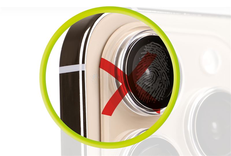 Mobile Origin Easy Lens Guards iPhone 15 / iPhone 15 Plus - Προστασία Κάμερας - Αντιχαρακτικό Γυαλί - Διάφανο