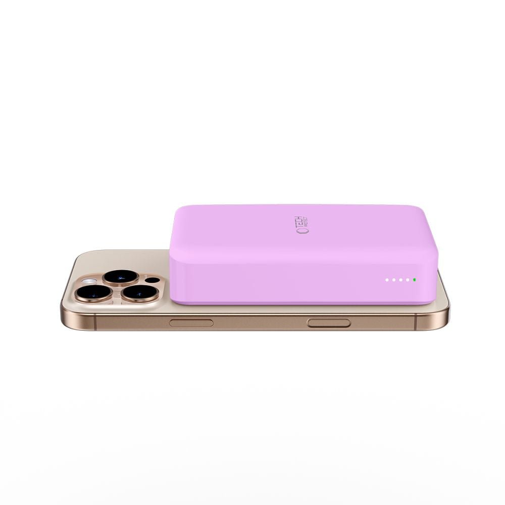 Tech - Protect PB12 Lifemag MagSafe PowerBank Μαγνητικό PowerBank Κινητού 20000 mAh - Lilac