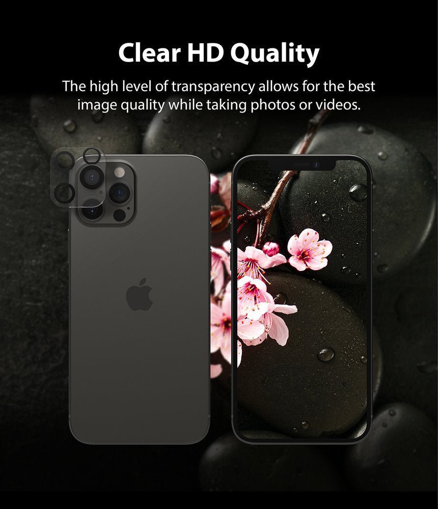 Ringke iPhone 12 Pro Camera Protector Αντιχαρακτικό Γυαλί για την Κάμερα - 2 Τεμάχια - Διάφανο