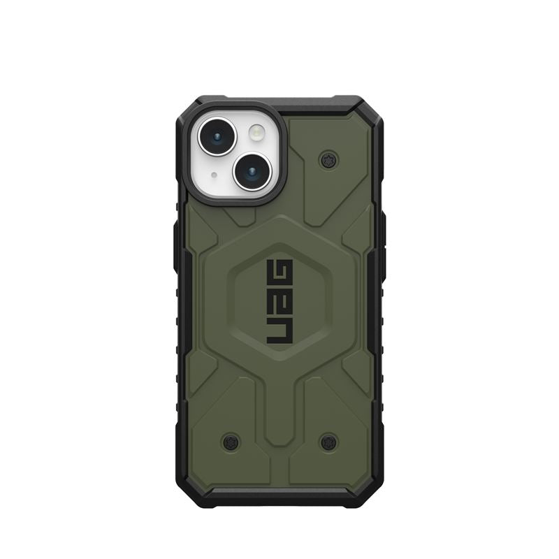 UAG iPhone 15 Pathfinder MagSafe Series Σκληρή Θήκη με MagSafe - Olive Drab