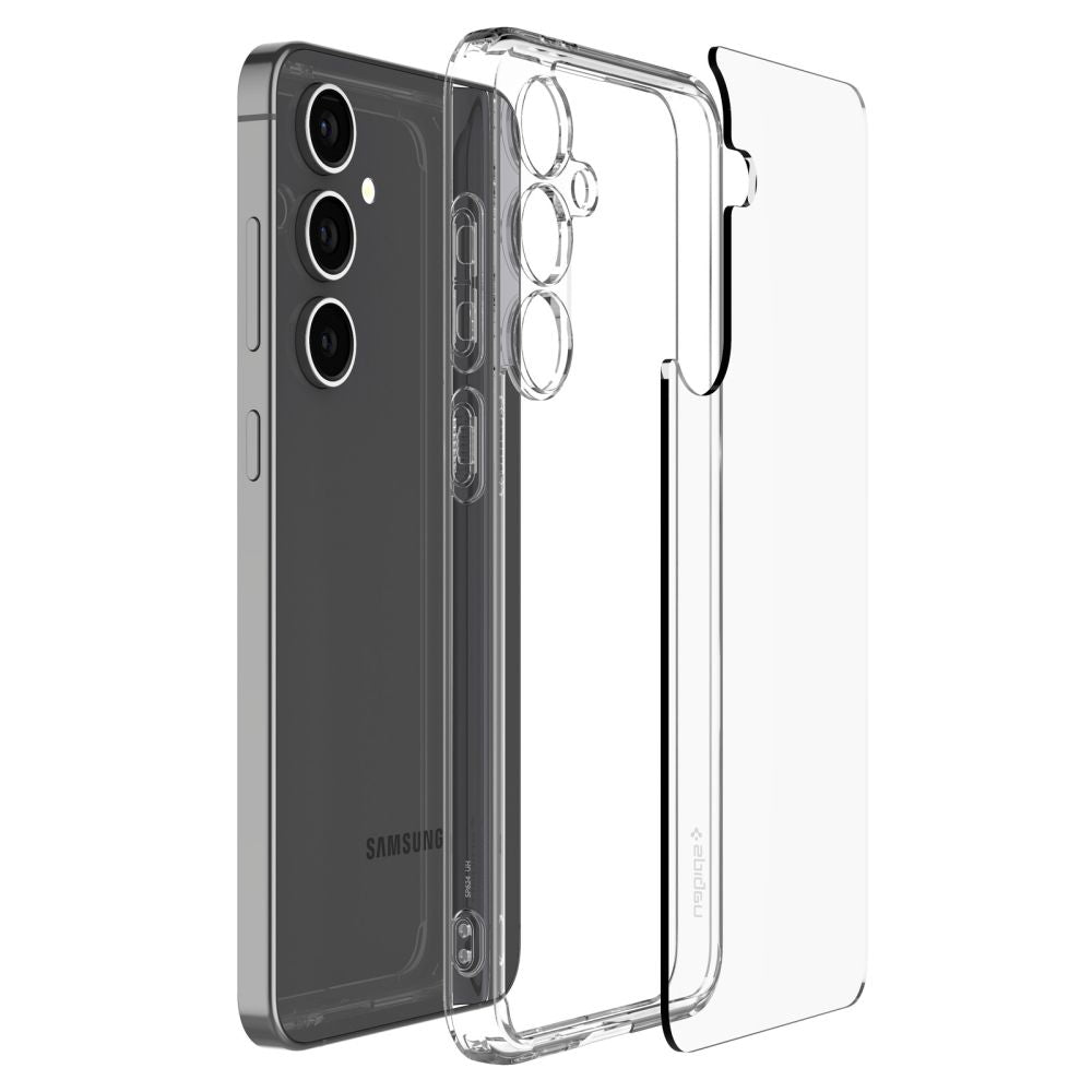 Spigen Samsung Galaxy S24 FE Ultra Hybrid Σκληρή Θήκη με Πλαίσιο Σιλικόνης - Crystal Clear