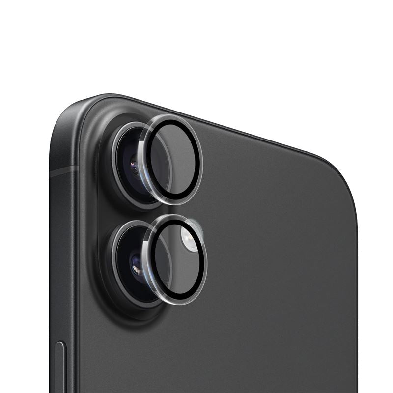 Mobile Origin Easy Lens Guards iPhone 16 / iPhone 16 Plus - Προστασία Κάμερας - Αντιχαρακτικό Γυαλί - Διάφανο