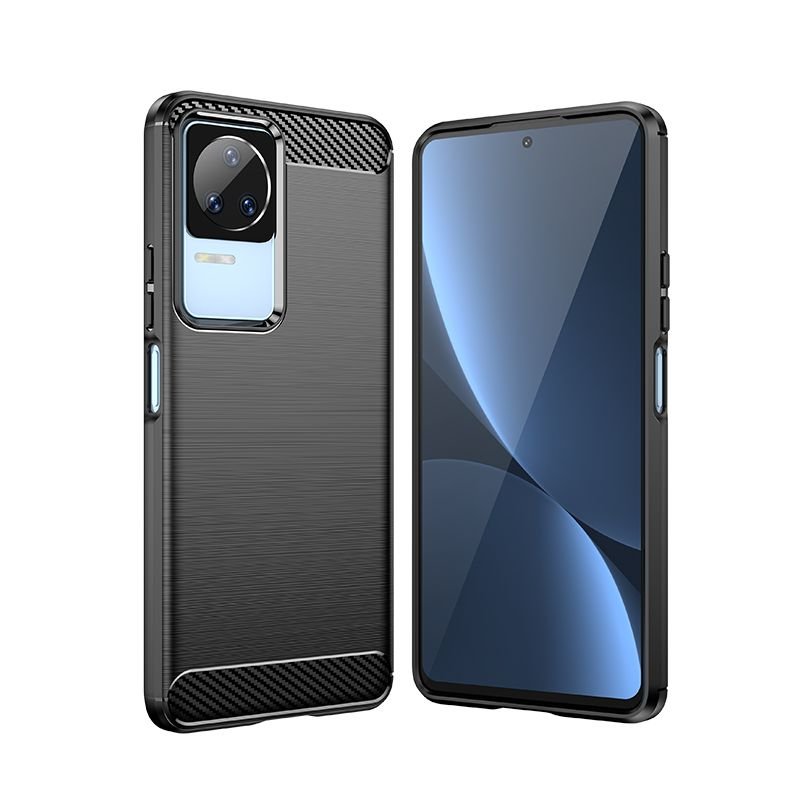 Tech - Protect Xiaomi Poco F4 5G Θήκη Rugged Carbon TPU - Black