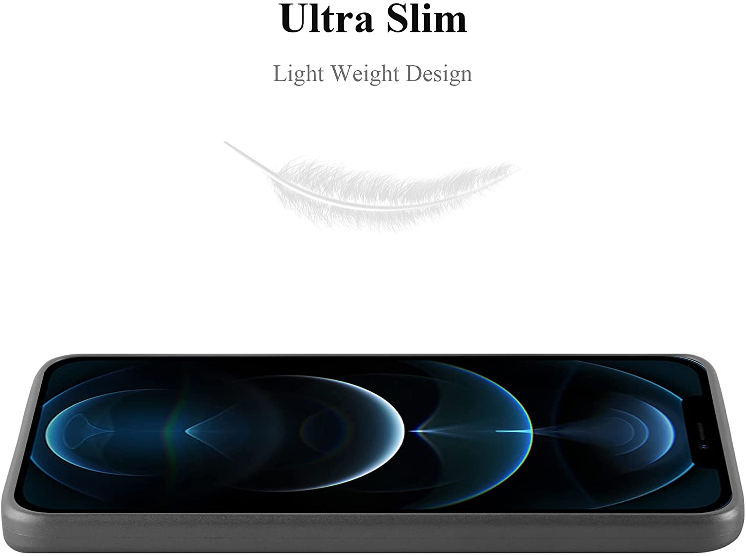 Cadorabo iPhone 12 Pro Max Λεπτή Θήκη Σιλικόνης - Metallic Grey