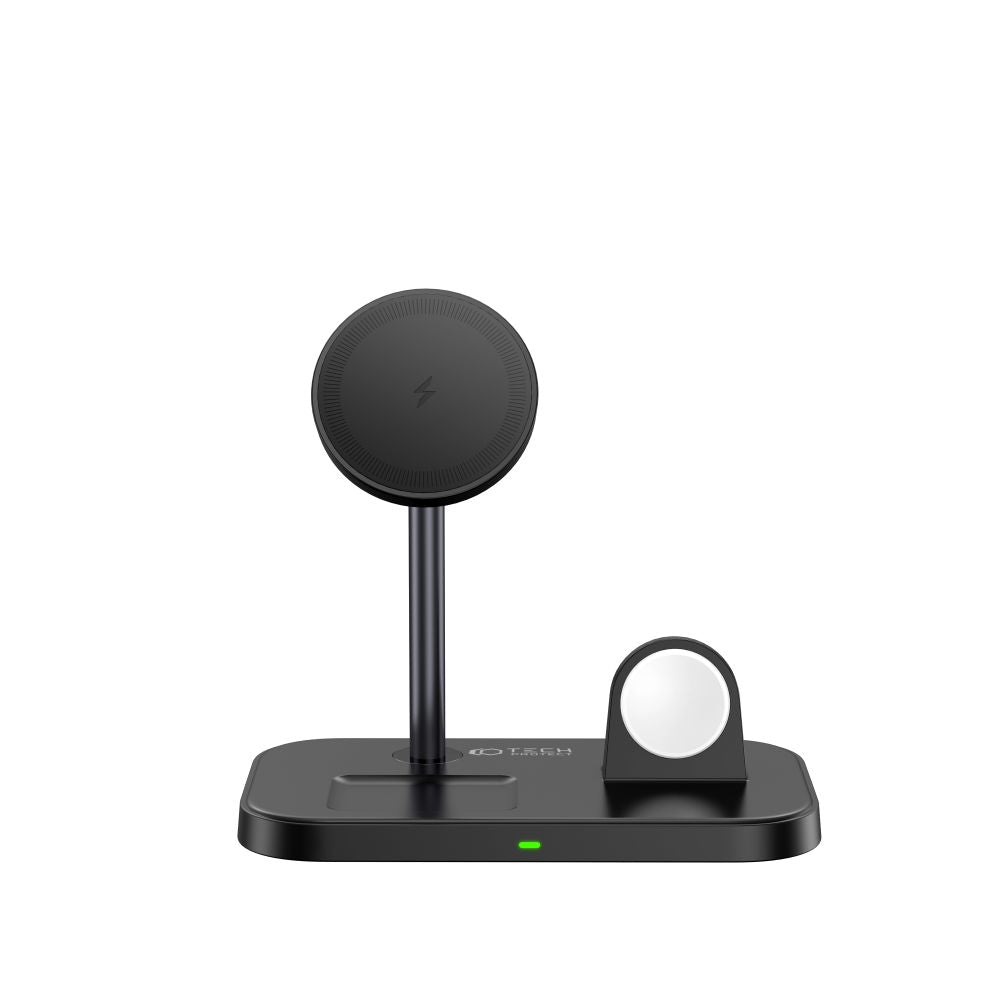 Tech - Protect QI15W A22 3in1 Ασύρματος Μαγνητικός Φορτιστής MagSafe 15W - Black