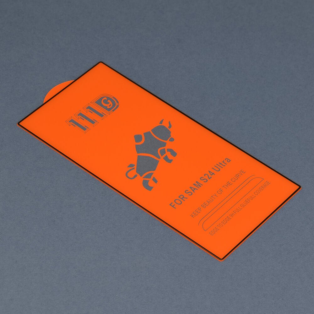 Techsuit Samsung Galaxy S24 Ultra 9H 111D 0.33mm Full Screen Full Glue Tempered Glass Αντιχαρακτικό Γυαλί Οθόνης - Black