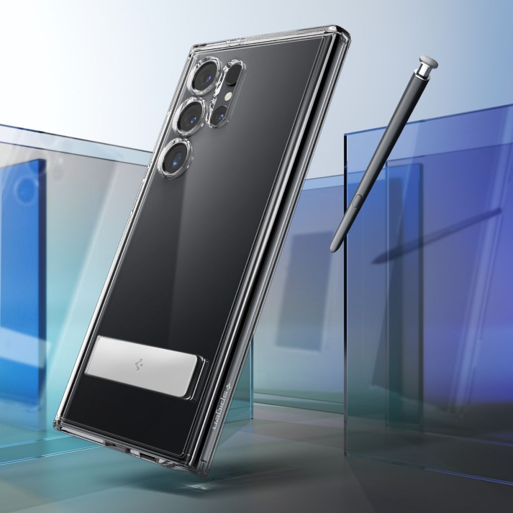 Spigen Samsung Galaxy S24 Ultra - Ultra Hybrid S Σκληρή Θήκη με Πλαίσιο Σιλικόνης - Crystal Clear