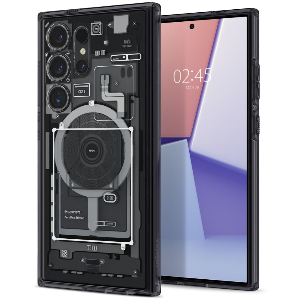 Spigen Samsung Galaxy S24 Ultra - Ultra Hybrid One Tap Ring MagSafe Σκληρή Θήκη με Πλαίσιο Σιλικόνης - Zero One