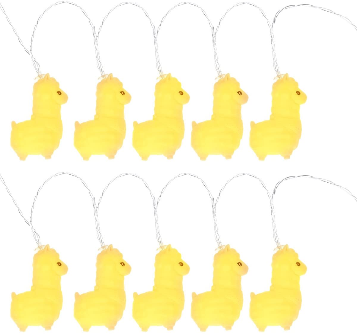 Navaris LED Alpaca Fairy Lights 2m - Παιδικά Διακοσμητικά Φώτα - Ζεστό Λευκό Φως - Cream - 44164.16