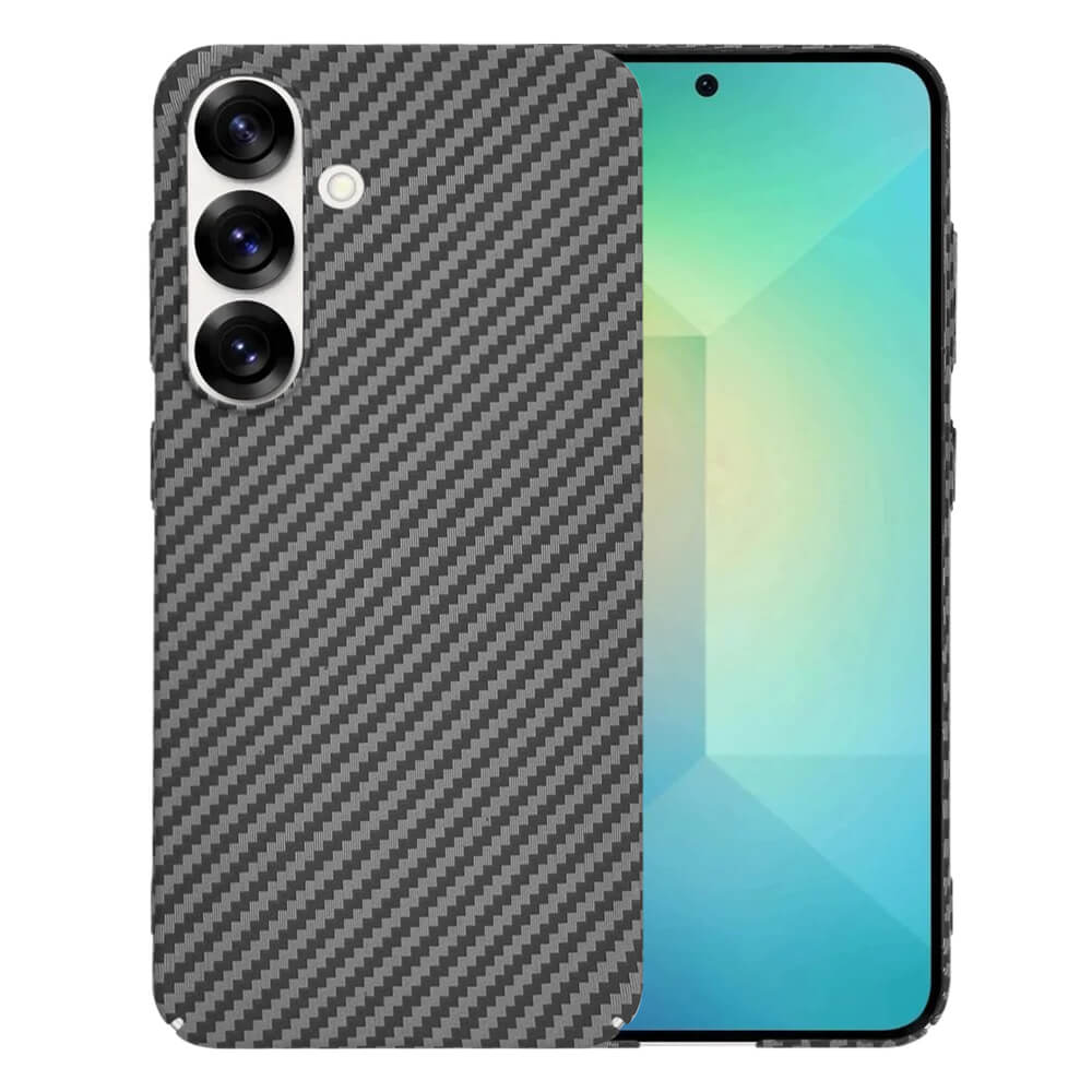 Techsuit Samsung Galaxy S25 Σκληρή Θήκη Carbonite FiberShell - Black