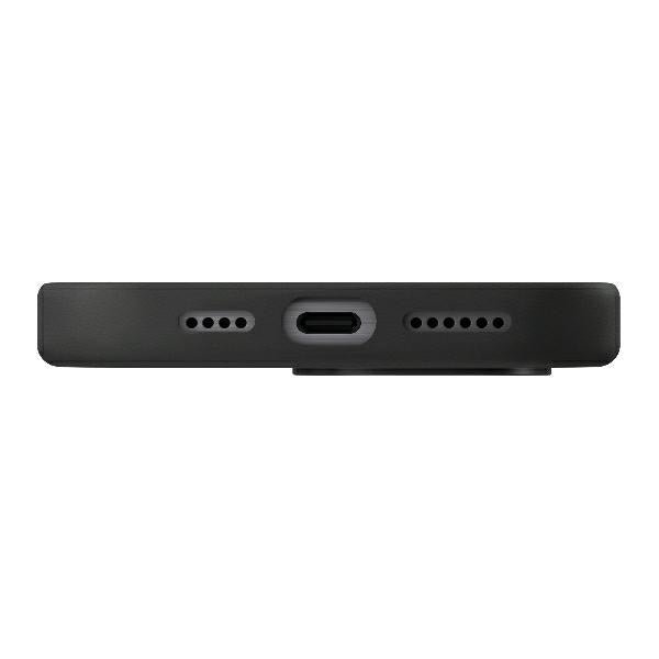 Uniq iPhone 16 - Lyden MagClick - Σκληρή Θήκη με Επένδυση Συνθετικού Δέρματος και MagSafe - Dallas Black